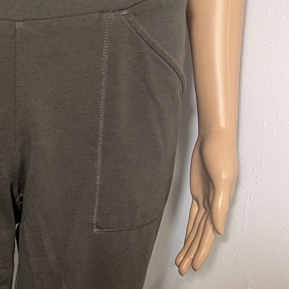 Pure Jill, XS-P oversized 2 piece, long sleeve hooded‎ shacket, matching capri - Picture 9 of 13